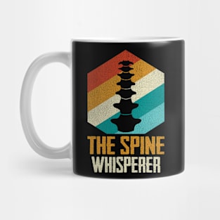 The Spine Whisperer Retro Funny Chiropractic Cervical Spine Mug